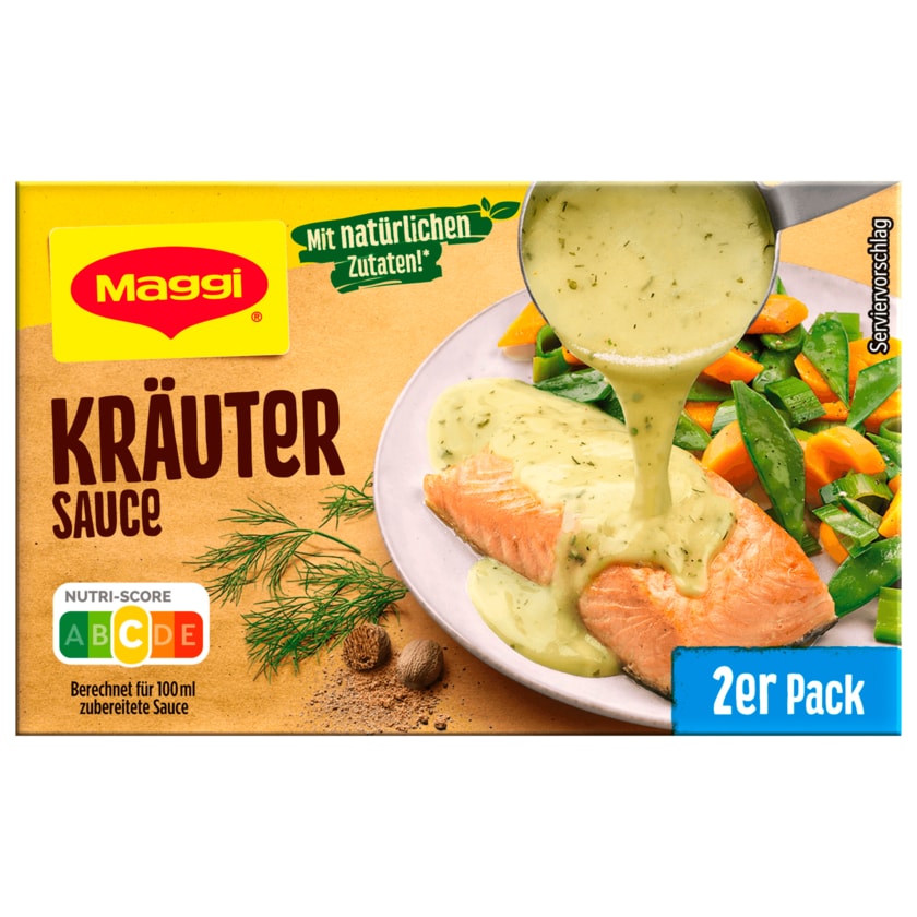 Maggi Kräuter Sauce 2er Pack ergibt 2x250ml